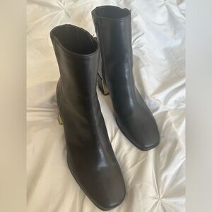 BCBGeneration Black Block Heeled Boots
